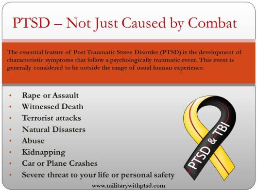 PTSD - Not Just Caused By Combat